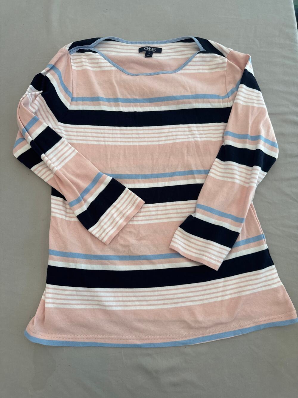 Chaps by Ralph Lauren Women’s Large Long Sleeve Shirt Classic Casual Preppy